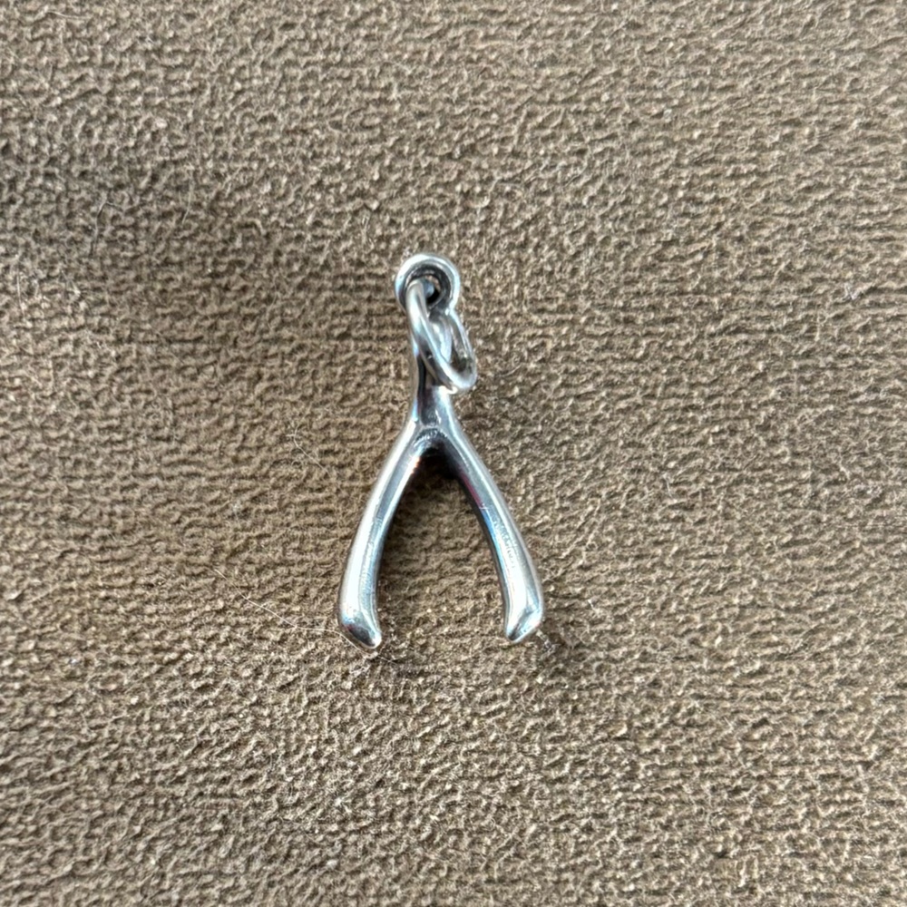 Retired James Avery wishbone charm